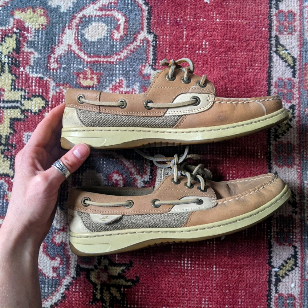 Leather Sperry Boat Shoes